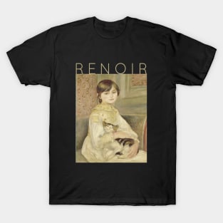 Pierre-Auguste Renoir - Child with a Cat - Julie Manet T-Shirt